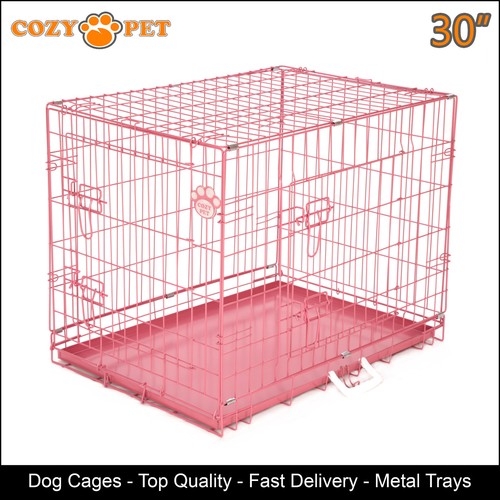 Dog cage pink - dog,