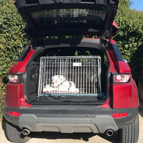 Dog car crate for range - crate,