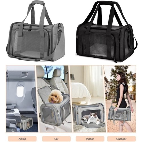 Fabric dog crate puppy carrier - fabric,