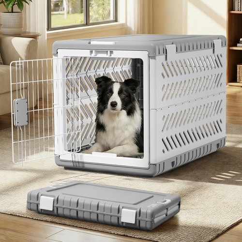 Collapsible dog crate foldable - collapsible,