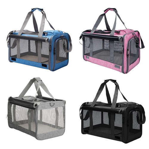 Folding fabric pet carrier - folding,