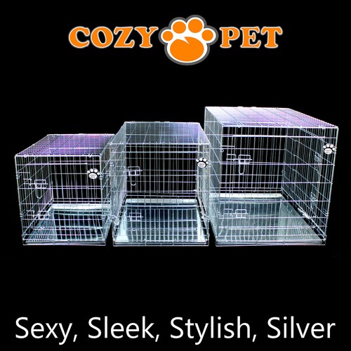Dog cage cozy pet silver - cage,