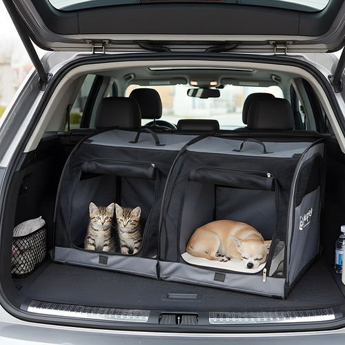 Dual compartment pet carrier - pet,