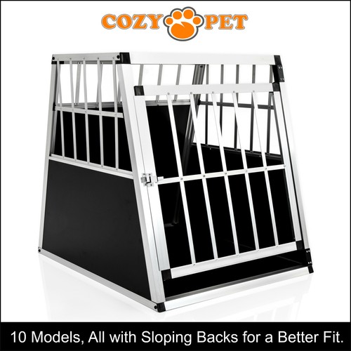 Aluminium car dog - dog, cage