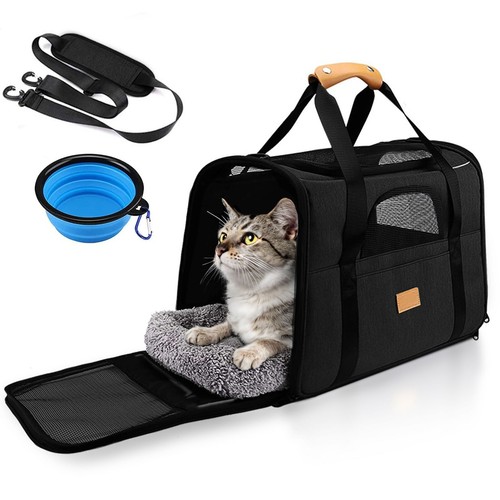 Cat carrier bag soft fabric - cat,