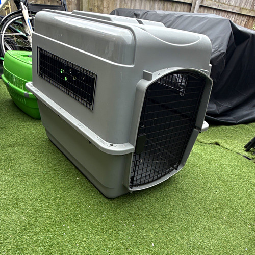 Hard sided dog travel crate - hard-sided,
