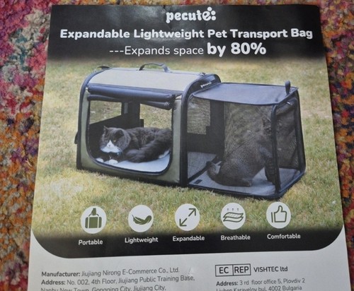 Pet portable soft crate - crate, /