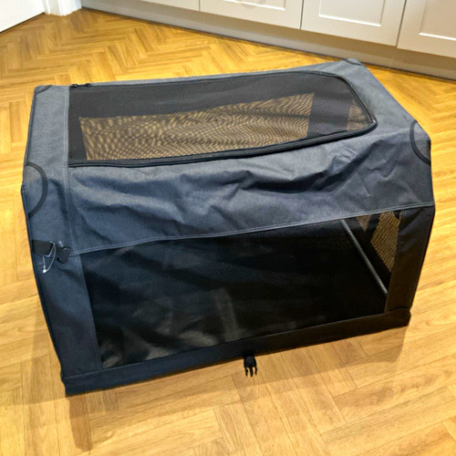 Folding dog crate soft - folding,