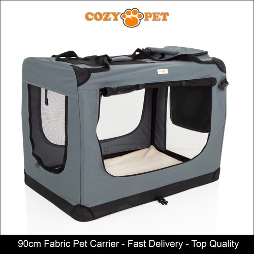 Fabric dog crate 90cm - fabric, by