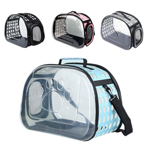 Portable cat travel case cage - case,