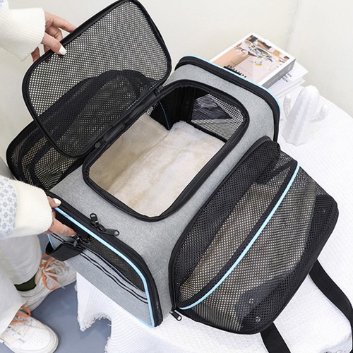 Cat dog carrier expandable - carrier,